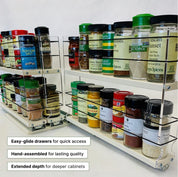 222x2x14 Spice Rack Drawer - Cream