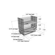 222x2x11 Spice Rack Drawer