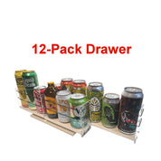 Can and Bottle Organizer for the Refrigerator - Capacity of 12 cans or bottles