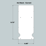 4x2x11 Replacement Front and Back - Current