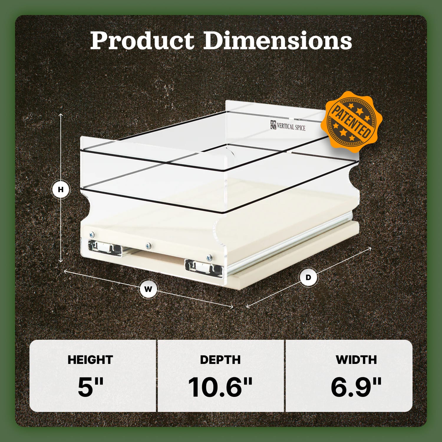 6x1x11 Storage Solution Drawer