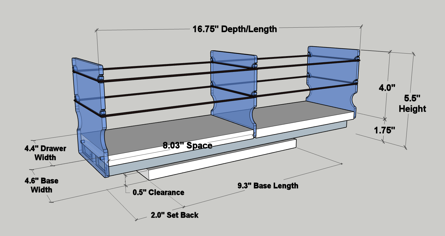 Condiment Fridge Drawer