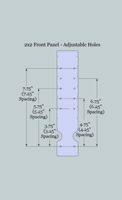 2x2x11 Variable Front or Back