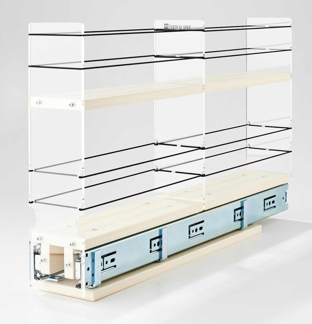 3x2x22 Spice Rack Drawer - Cream