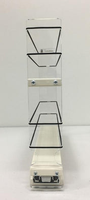 Spice Rack 2x2x11, Cream - Front