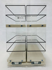 Spice Rack 33x2x11, Cream, Front View