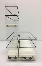Spice Rack 23x2x11 Combo Drawers - Front View