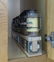 2x1x22 Spice Rack Drawer - Maple, Front view, Full