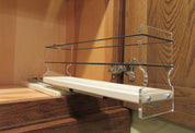 Spice Rack 3 x 1 x 11, Cream - Drawer Out