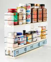 3x2x22 Spice Rack Drawer Cream - Organize and Access Your Cabinet