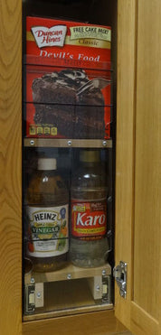 5x2x22 Storage Solution Drawer - Maple, In cabinet, full