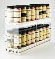 22x2x18 Spice Rack Drawers Cream - 4.6" Wide x 11.63" Tall x 18" Depth