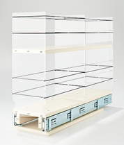 5x2x22 Storage Solution Drawer - Cream