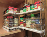 Spice Rack 222x1.5x11 Cream - Full extension drawers