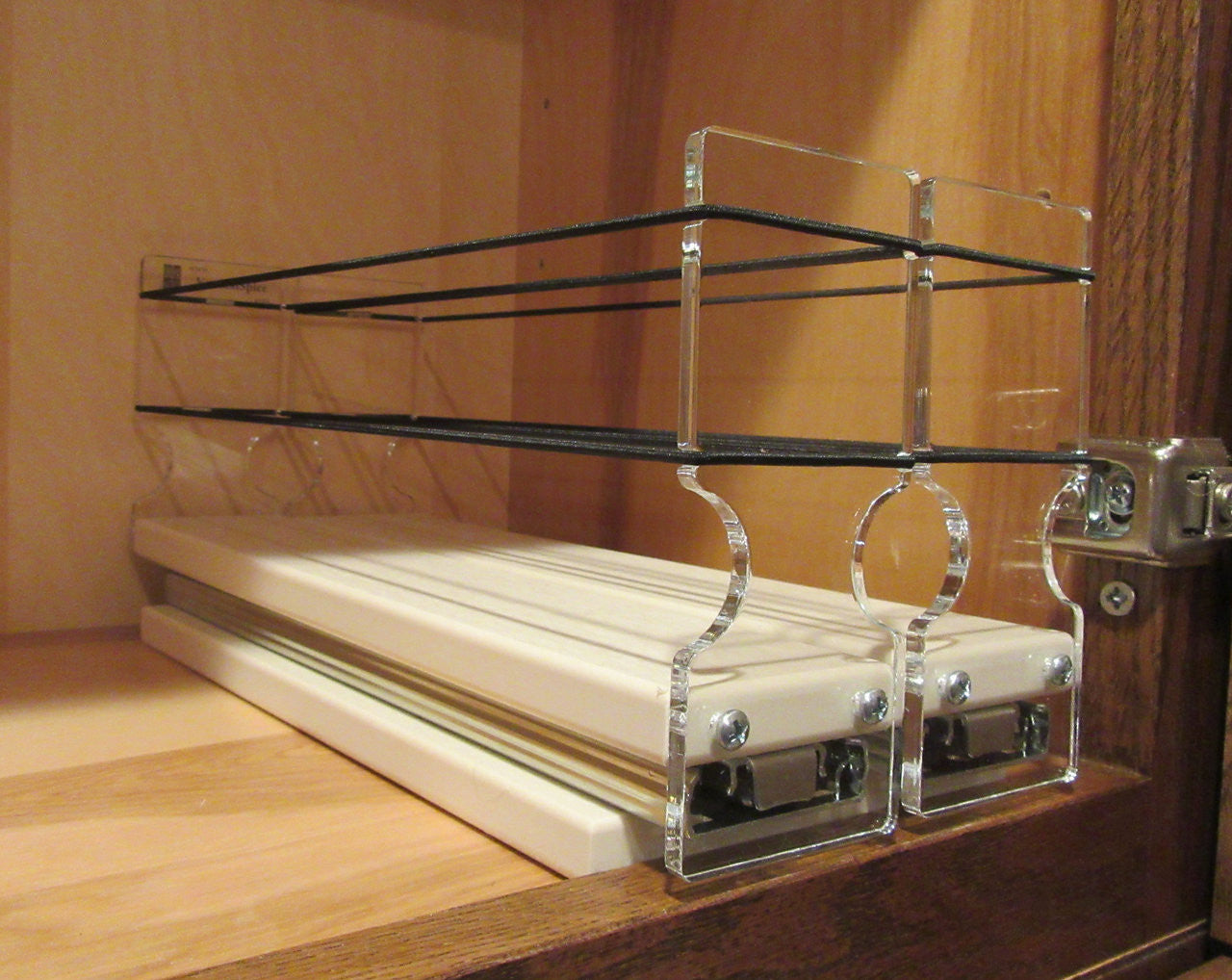 Spice Rack 22 x 1 x 11, Cream - In Cabinet