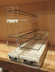 23x1.5x11 Spice Rack Combo Drawers - Front view empty