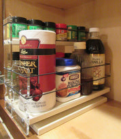 23x1.5x11 Spice Rack Combo Drawers - Full in cabinet