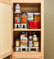 Multiple x22 Depth Units Organize and Access Cabinets