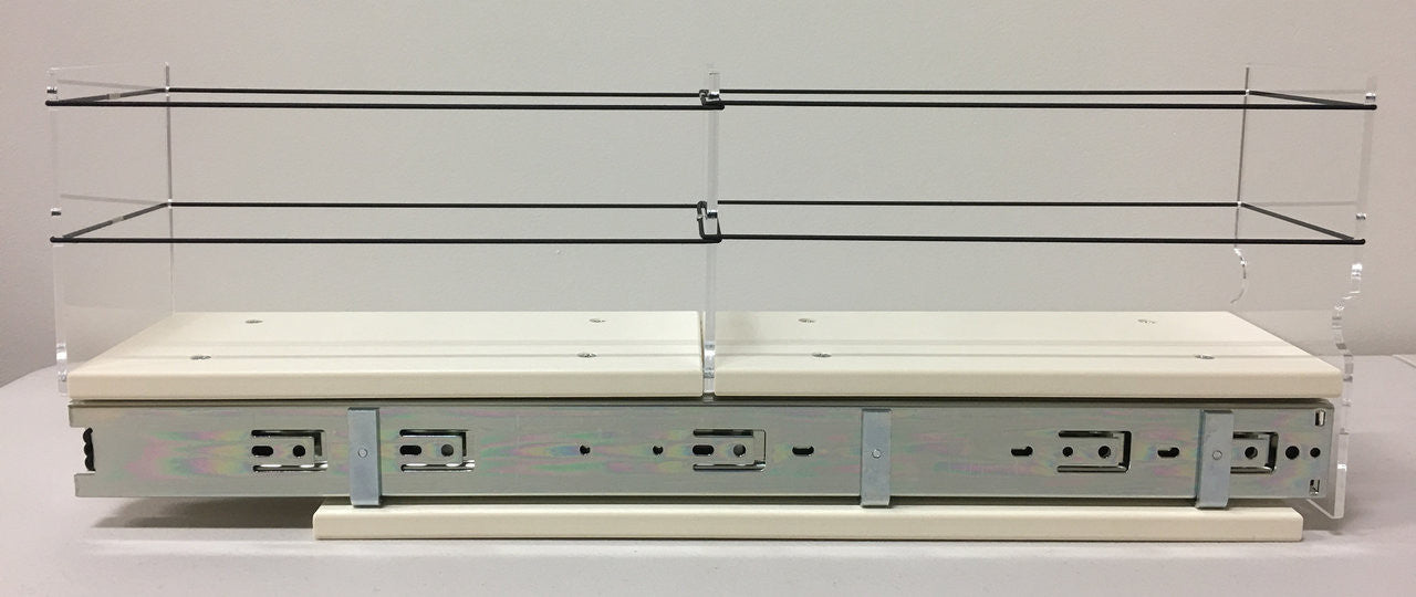4x1x22 Storage Solution Drawer - Cream, Side view