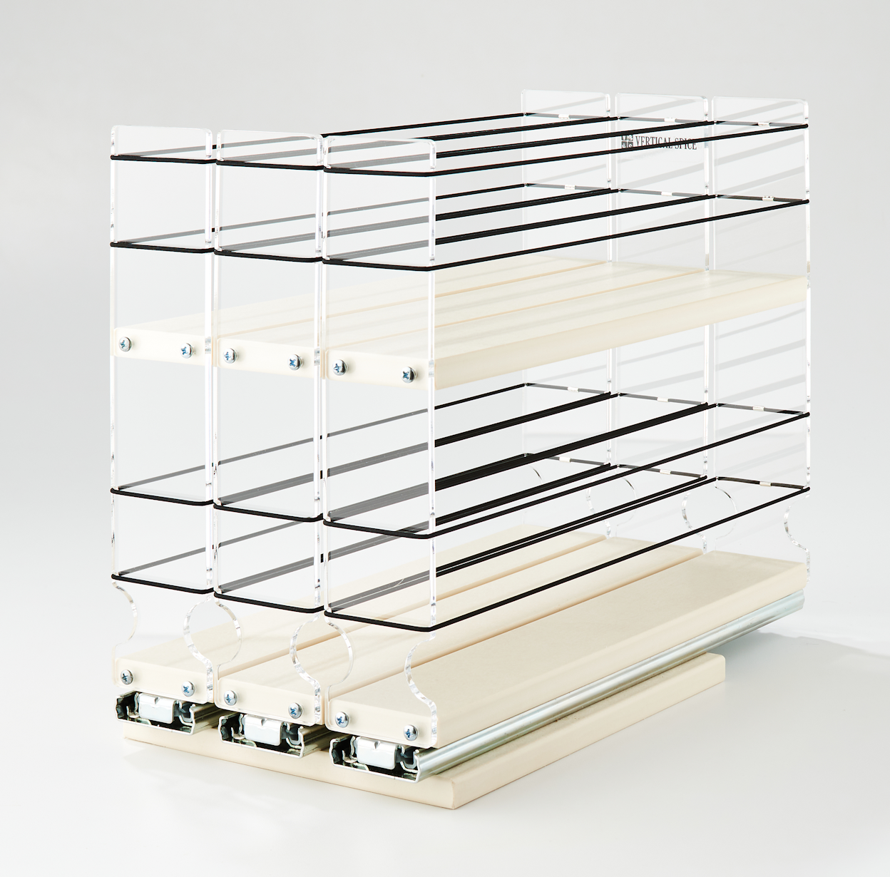 222x2x14 Spice Rack Drawer Cream