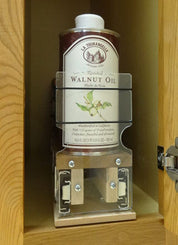 3x1x22 Spice Rack Drawer - Maple, Front view, full