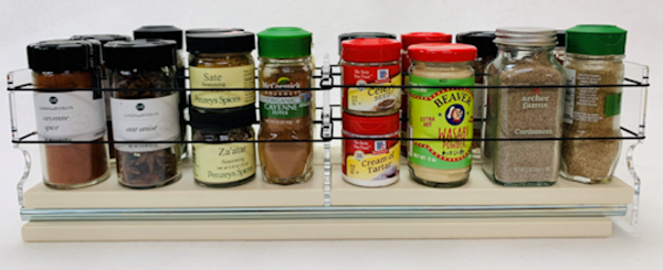 22x1x18 Spice Rack - Side View