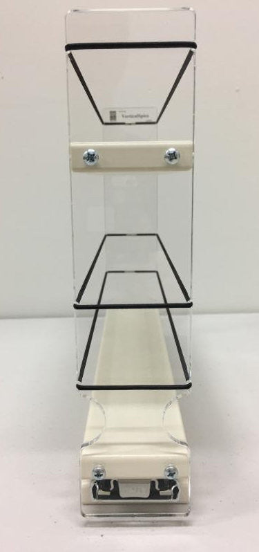 Spice Rack 2x1.5x11, Cream - Front View Empty