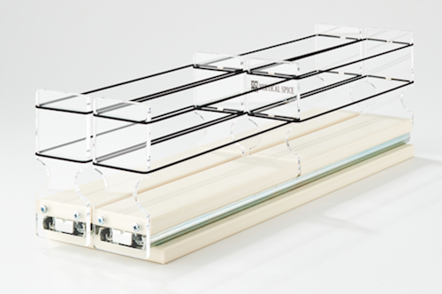 22x1x18 Spice Rack Drawers Cream