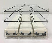 Spice Rack 222x1x11, Cream Front View