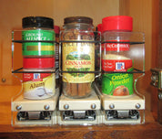 Spice Rack 222x1x11, Cream - Compact Spice Storage
