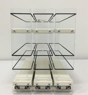 Spice Rack 222x1.5x11 Cream Front View