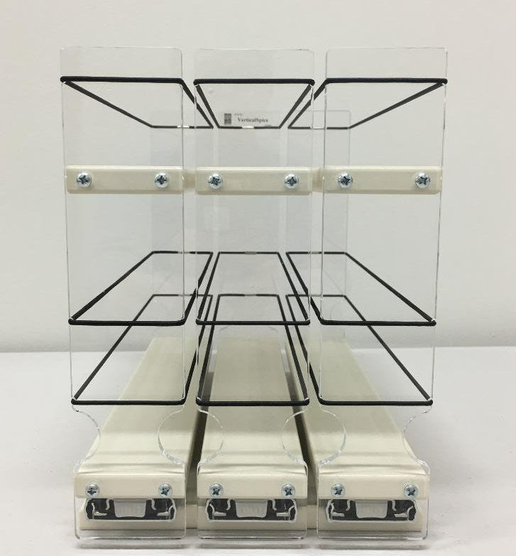 Spice Rack 222x1.5x11 Cream Front View