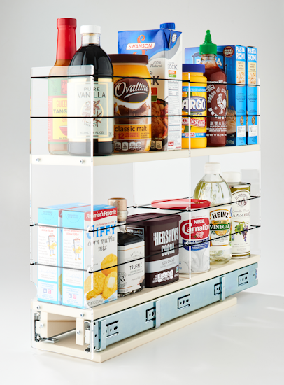 4x2x22 Storage Solution Drawer Cream - Organize, Access and Find