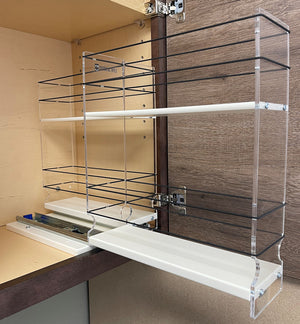 2 Drawers w/2 Tiers spaced 7.12”