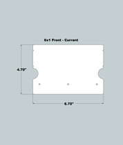 6x1x11 Replacement Front - New/Current