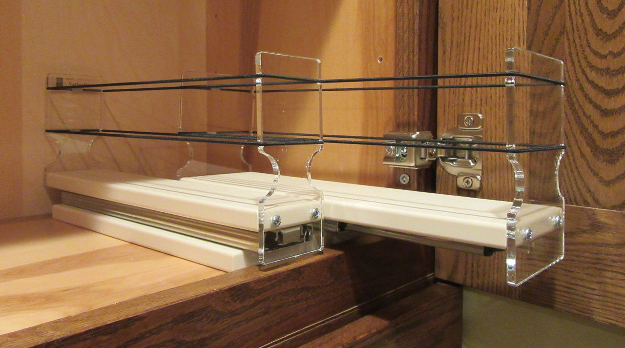 23x1x11 Spice Rack Combo Drawers - In cabinet