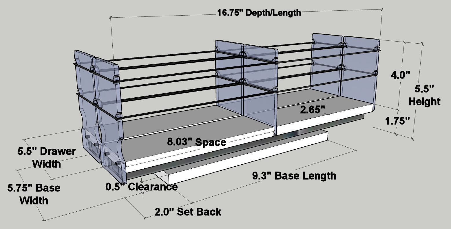 12-Pack Fridge Drawer