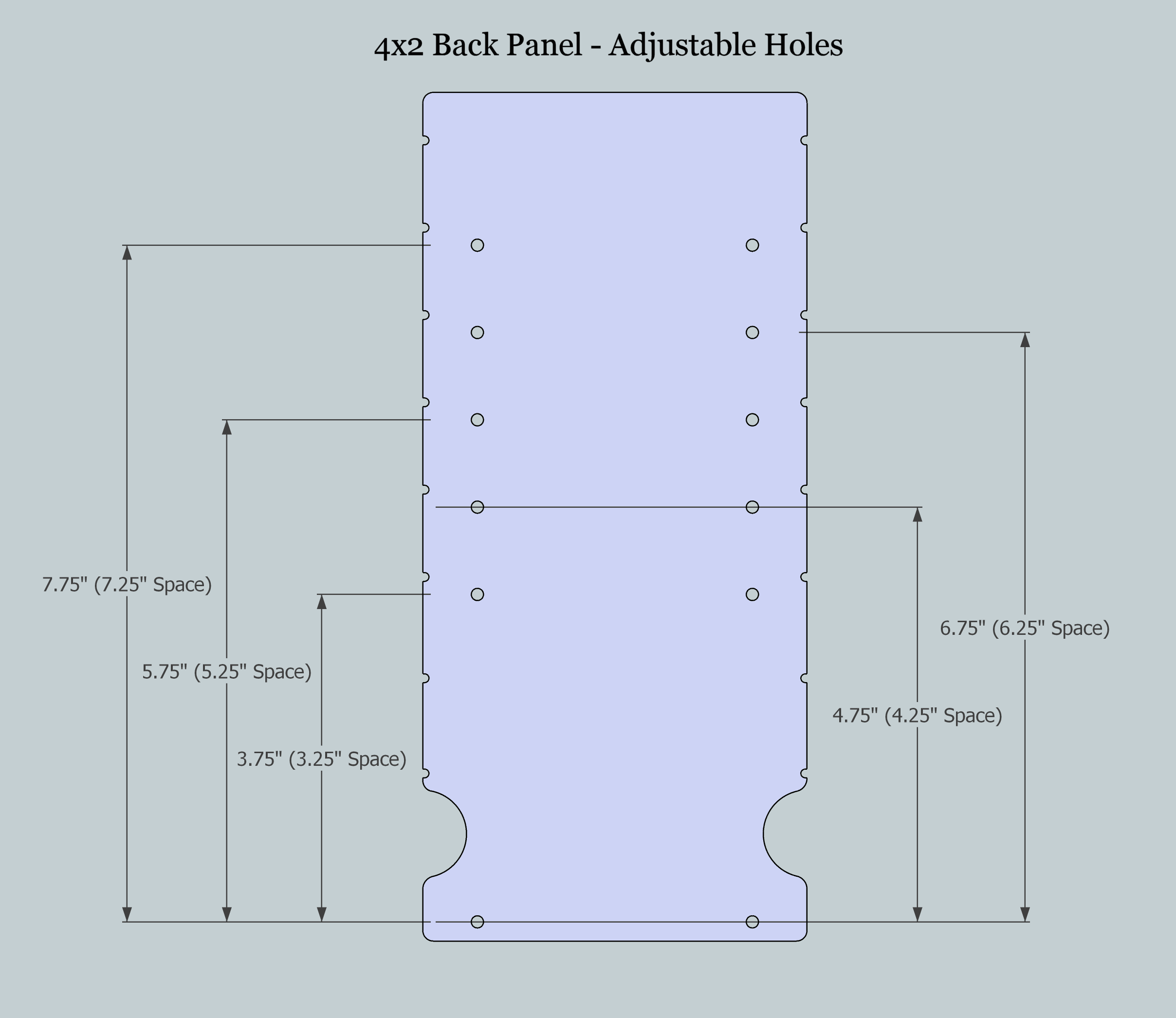 4x2x11 Variable F and B