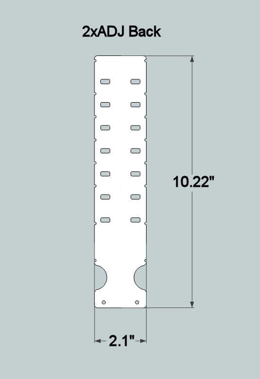 2xADJx11 Adjustable F and B