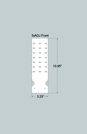3xADJx11 Adjustable Front and Back - Quick Change