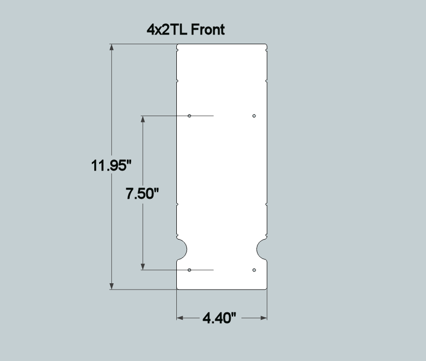 4x2TLx11 Replacement Front and Back - Current