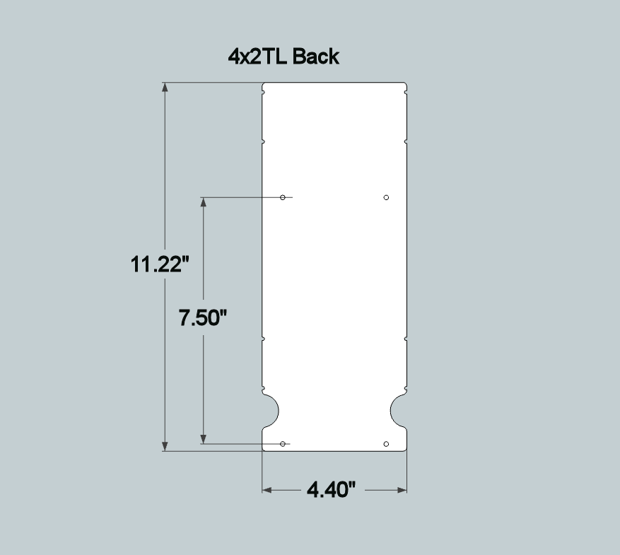 4x2TLx11 Replacement Front and Back - Current