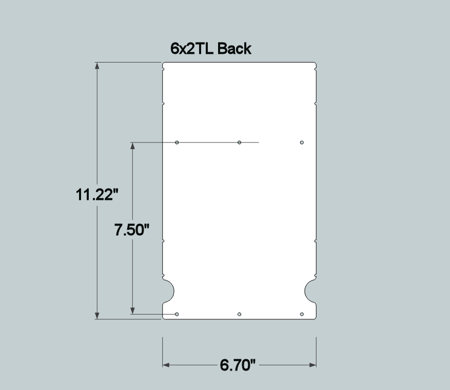 6x2TLx11 Replacement Front and Back - Current