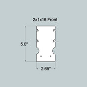 2x1x16 Replacement Front or Back - Current