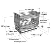 222x1.5x11 Spice Rack Drawer