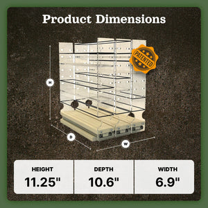Three 2.1 Wide Drawers - Adjustable Upper Tiers