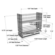 22x2x11 Spice Rack Drawer