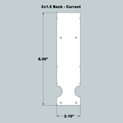 2x1.5x11 Replacement Front and Back - Current