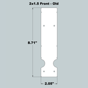 2x1.5x11 Replacement Old Style Front and Back
