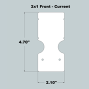 2x1x11 Replacement Front and Back - Current